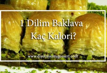 baklava kaç kalori