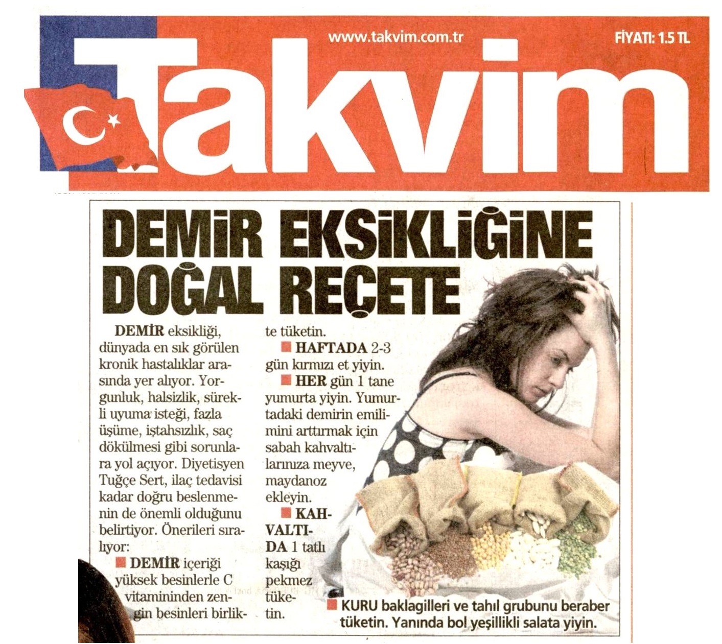 Takvim Yazılısı Haber