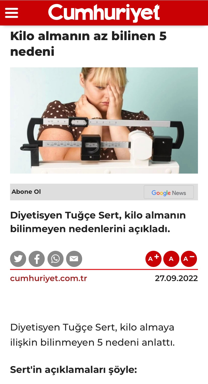 Cumhuriyet Haberi - Tuğçe Sert